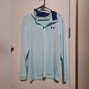 Under Armour golf quarter zip light blue size Medium